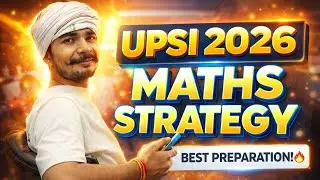 📚UPSI Maths 2026 Complete Plan ✅️| Strategy by UP Police Selected💯 #upsi 