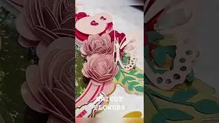 CRICUT Flowers 🌸 #cricutprincipiantes #cricutforbeginners