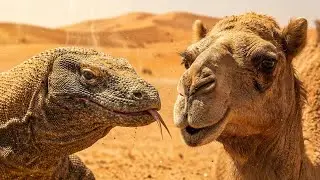 Komodo Dragon vs Camel: Who Wins the Ultimate Desert Survival Test?