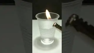 Experiment: fire, smoke and water. #shorts