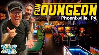 A Private Evening At The Fun Dungeon Brewcade In Phoenixville PA Playing Retro Video Games & Pinball