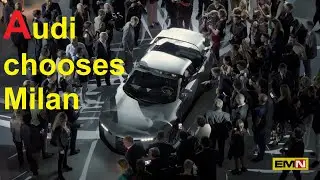 Audi chooses Milan to inaugurate the design of the future