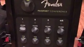 Fender Portable Sound System - Operating the black Fender