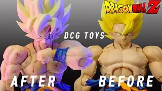 초사이어인 커스텀 최종결전 데미지!,dcg toys goku custom kit,shf recustom head,shf ko dragonball,shf dragonball head