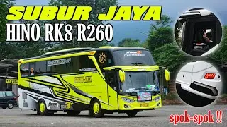 Seperti Apa Suara Hino RK8 Ditanjakan & Turunan? | Rombongan Bus Subur Jaya | Hino RK8 Disuntik Mati