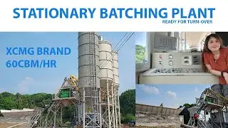 Stationary Batching Plant |XCMG 60cbm/hr |Installed in Philippines |Concrete Machinery