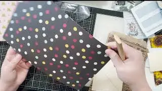 Disney junk journal part one / putting signature together/ card stock paper