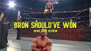 CM Punk Needed to LOSE?!  (WWE Raw Stranger Things Edition Review)