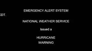 HURRICANE WARNING EAS AT 5 AM! (Not Clickbait, Hurricane Brandon, 07/12/2025)