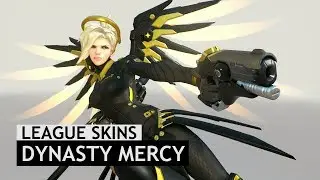 Overwatch: Seoul Dynasty Mercy In-Game + Gold Weapon [Overwatch League Skins]