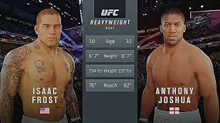 Isaac Frost Vs. Anthony Joshua : UFC 4 Gameplay (Legendary Difficulty) (AI Vs AI) (PS5)