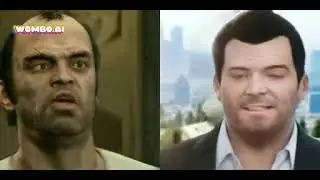 MICHAEL E TREVOR SINGS LAUGHING GTA 5 WOMBO AI