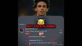 Palmer Mocking Joao Felix On IG🤣