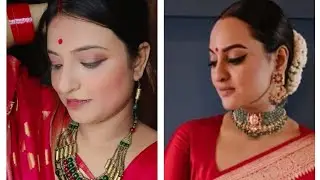 Sonakshi Sinha Reception look Recreation 😍I Tips & Tricks