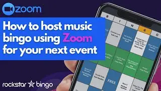 How to Host a Music Bingo Game Using Zoom for your Next Party or Office Party Night