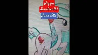 Happy Juneteenth! Check comments Friday. #mylittlepony #juneteenth #freedom