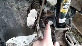 Замена амортизатора перед. левого Шкода Рапид. Replacing the front left shock absorber Skoda Rapid
