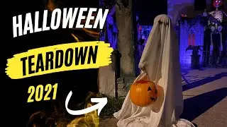 Steve&rsquo;s Haunted Yard tear down 2021