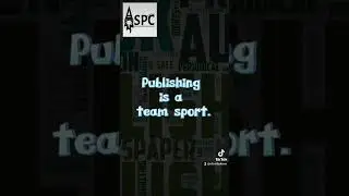 Publishing is a team sport! Did you know...
