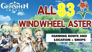 All Windwheel Aster Farming Route and Location (Traveler, Sucrose and Bennett Ascension Material)