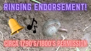 Ringing Endorsement!  Circa 1790's/1800's Permission.