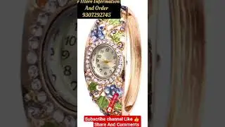 Flower diamond bracelet watch ladies bracelet watch l AR Enterprises #perle #platinumring