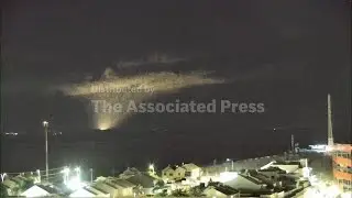 Explosions seen over Gaza night sky, after Netanyahu said he ordered 'powerful strikes'