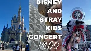 ORLANDO VLOG &mdash; DISNEYWORLD + STRAY KIDS CONCERT 