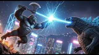 Godzilla Drills Into the Earth… and Wakes Kong | Epic Cinematic Battle