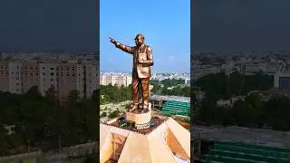 World tallest Ambedkar Statue in India #vijaywada #worldtallest #statue #ambedkar #india