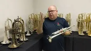 Pre-owned Callet Jazz trumpet in silver plate