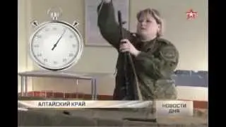 НОВОСТИ СЕГОДНЯ РОССИИ Внучка Калашникова учит спецназ РВСН обращаться с автоматом деда