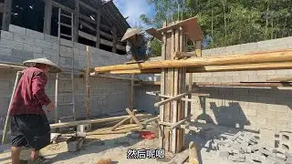 厨房跨度达到7.8米，在中间打一根立柱作为支撑，这样就牢固了