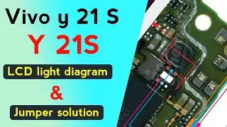 Vivo Y21s LCD Light Diagram | Backlight Problem Solution | vivo y 21s lcd light problem fix