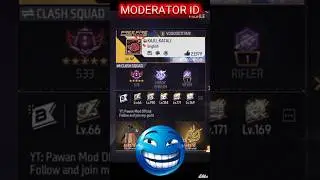 FREE FIRE MODERATOR PAWAN ID 🧑&zwj;✈️