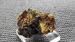 Torbernite with Parsonite - Guangxi, China - Uranium Ore