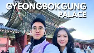 Wearing Hanbok at Gyeongbokgung Palace + Shopping at Dongdaemun Market