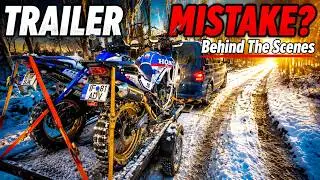 First Motorcycle Trailer Experience - Learning From the Best | Winter Photo Video Shoot -8°C