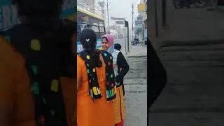 Foggy morning and Visiting School Bus Stop | Samastipur #viral #trending #winter