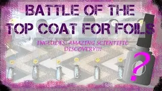 AMAZING DISCOVERY!!! Battle of the Top Coats for Nail Foil Application