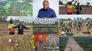 ATIGYA🔥Prez Mahama Is The Best! Accra-Kumasi Express Way.Military Engineers Storm Kumasi 4 Clearing 