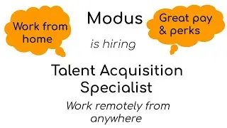 Talent acquisition specialist jobs | Worldwide Remote jobs | Work from home jobs | HR jobs