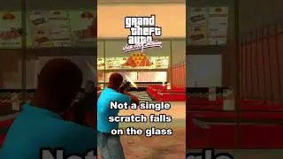 The evolution of breaking glass with bullets in GTA games.#gta