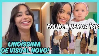 BRUNA DINIZ ainda mais linda de visual novo/ foi no níver da Ísis