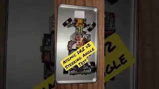 Atomic DRZ V2 Steering angle test - RC drift - RC mini drift