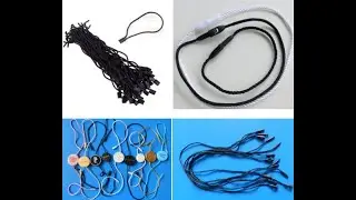 Hang Tag Nylon String Snap Lock Pin Loop Fastener Hook Ties Injection Molding Machine