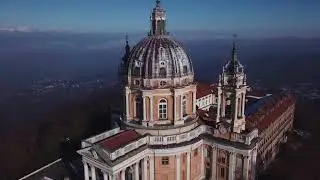 Italia by DRONE Basilica di Superga Torino