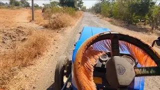 4K POV ASMR | Swaraj Tractor Cultivator Work in Field | Satisfying Farming Sounds