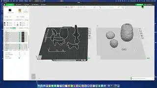 Follow the arrows to make a 3d print in Bambu lab models