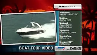 Monterey Boats 280SCR Boating Magazine Walk Through